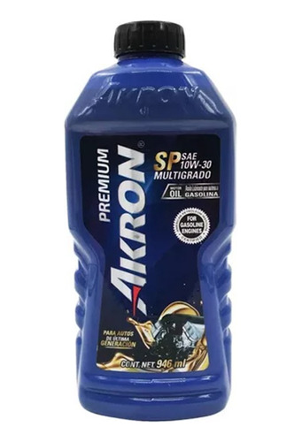 12 Aceites De Motor 10w30 Akron Premium Para Motor