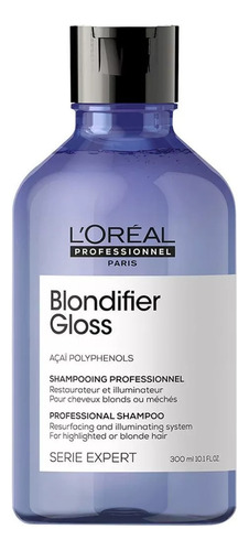 Shampoo Iluminador Blondifier Para Rubios Loreal Pro 300 Ml