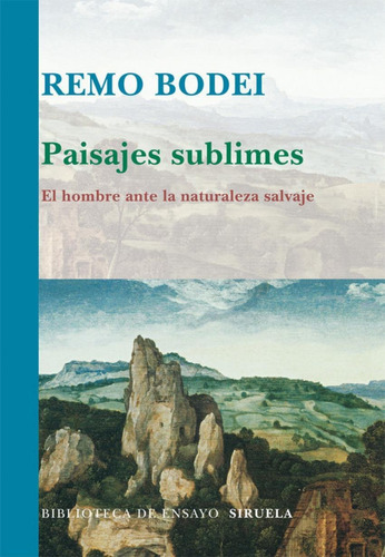 Libro: Paisajes Sublimes. Bodei, Remo. Siruela