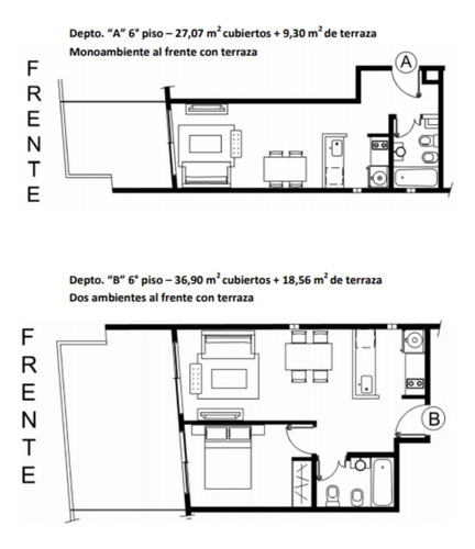 Venta Departamento 2amb Balcón-pozo-almagro