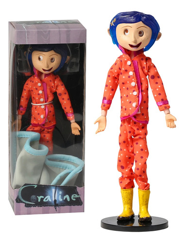 Figura Coraline Y La Puerta Secreta 18cm Articulada / Pijama