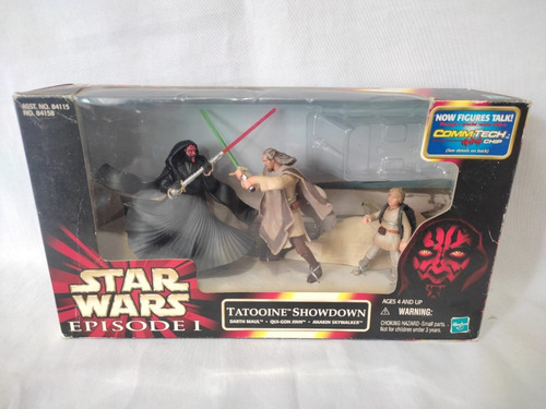 Tatooine Showdow Darth Maul Anakin Y Qui Gon Jinn Star Wars 