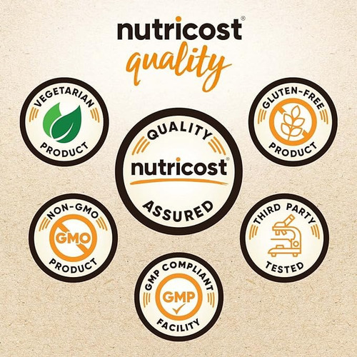 Nutricost Cordyceps Mushrooms 1100 Mg 180 Cápsulas Sabor Sin Sabor