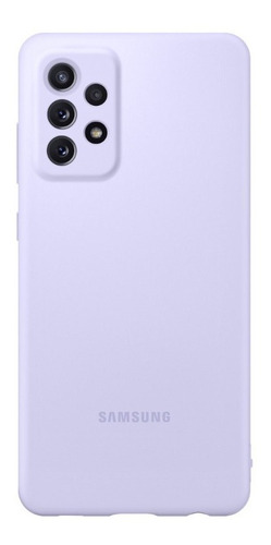 Case Samsung Silicone Cover Para Galaxy A72 Lavanda