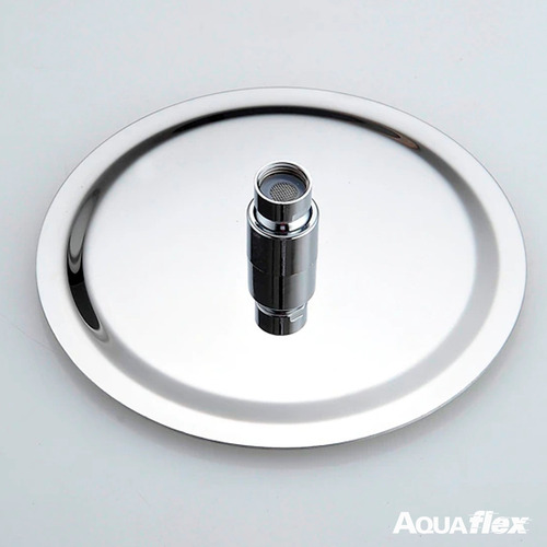 Imagen 3 de 10 de Flor De Ducha Cromada Metalica 15 Cm Redonda 7050c Aquaflex