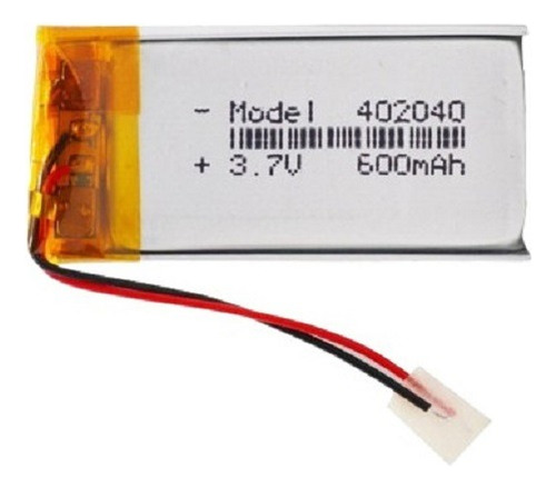 Bateria Óculos 3d Optoma Ae402040 600mah 2 Fios 3,7v