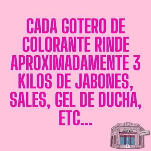 Imagen 2 de 8 de Colorante Para Jabones Artesanales Concentrado X 15 Cc