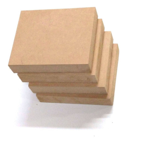 Imagem 2 de 2 de Chapa Mdf Cru 25mm Espessura Placa 10x12cm 20 Un