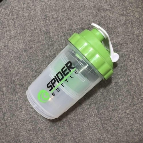 Imagen 5 de 9 de Botella Mezcladora Spider Vaso Shaker Proteína 3 En 1