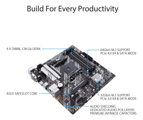 Motherboard Asus Prime B550m-a Wifi Ii Amd Micro Atx