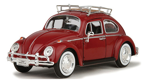 Volkswagen Beetle Classic 1966.  Escala 1:24. (17 × 7 × 6,5)