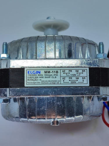 Imagem 5 de 5 de Micro Motor Ventilador Elgin 1/40 Freezer Balcão Expositor