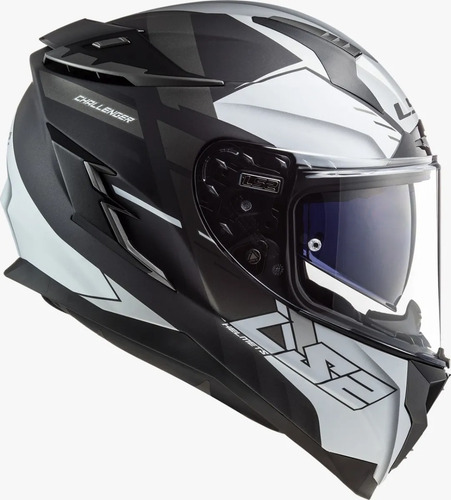 Imagen 3 de 10 de Casco Moto Integral Ls2 327 Allert Incluye Pinlock
