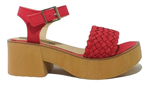 Imagen 3 de 4 de Sandalias Cuero Marie Red