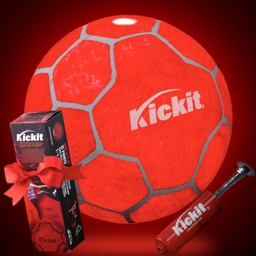 Kickit Inferno Led Soccer Tennis Ball - The Official Light-u