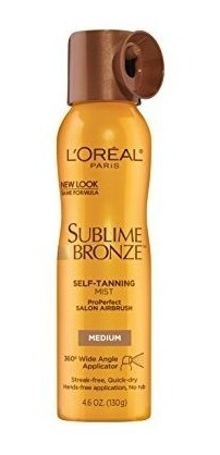 L'oreal Paris Sublime Bronze Autobronceado Niebla, Medio, 4.