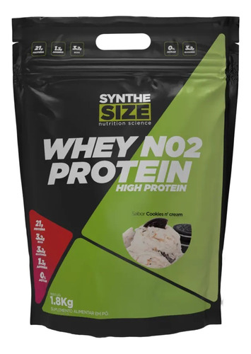 Whey No2 Protein 1.8kg Synthesize - Sabor Cookies N' Cream