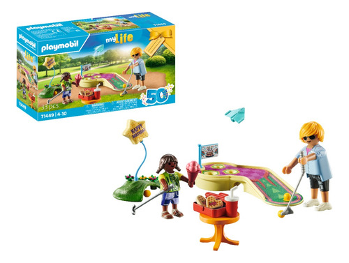 Figuras Para Armar Playmobil My Life Mini Golf +3