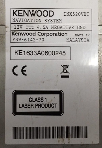 Código De Estéreo Kenwood Dnx 520 Vbt