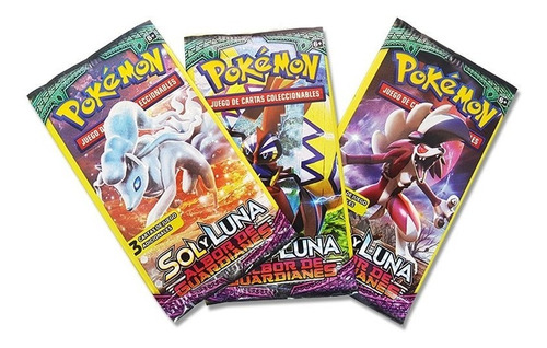 20 Sobres De 3 Cartas Pokemon Sol Y Luna Albor De Guardianes | Cuotas sin interés 20 Sobres De 3 Cartas Pokemon Sol Y Luna Albor De Guardianes | Cuotas sin interés