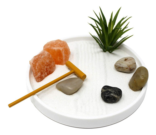 Mini Kit De Jardín Zen Para Escritorio Con Rastrillo, ...
