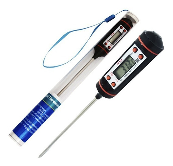 Mini portátil Termómetro Electrónico Digital de la cocina los alimentos de la sonda de temperatura del aceite EN 