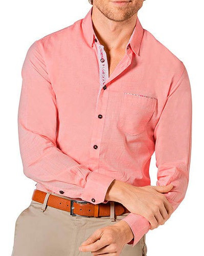 Camisa Color Coral Poland, SAVE 53% 