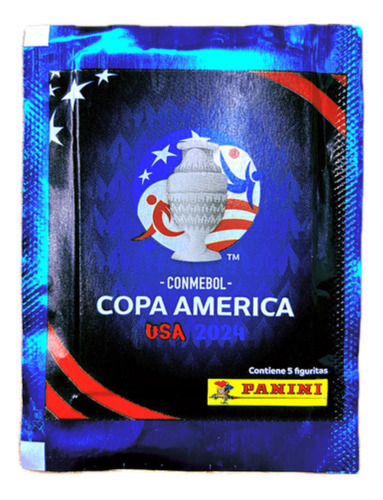 20 Sobres X5 Figuritas Copa America Usa 2024 Panini Conmebol