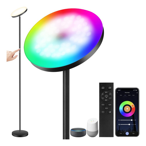 Lampara Pie Led Funciona Alexa Echo Google Home Remote Smart