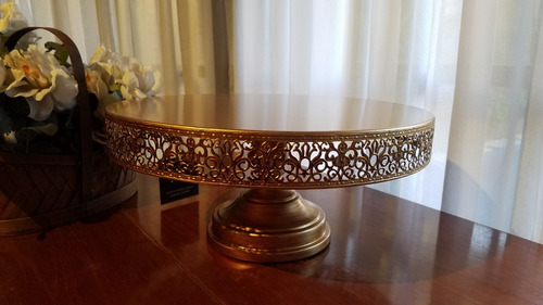 Alzada Posa Torta Usa 40.5*19 Oro Victoria Cumpleaños Usa