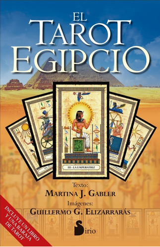 Tarot Egipcio - Cartas + Libro - Estuche Sirio 