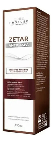 Shampoo Anticaspa Profuse Zetar Intensivo Com 150ml - Full