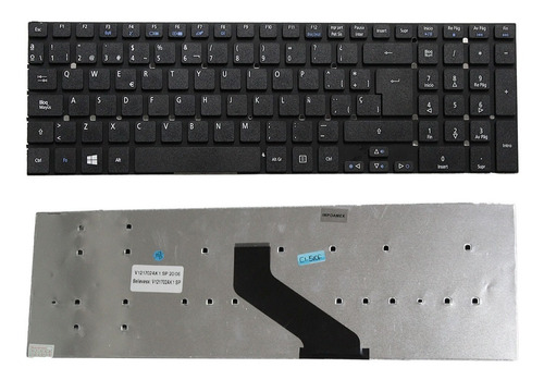 Teclado Acer Aspire E5-511g E5-571 Es1-531 Es1-731 Es1-572