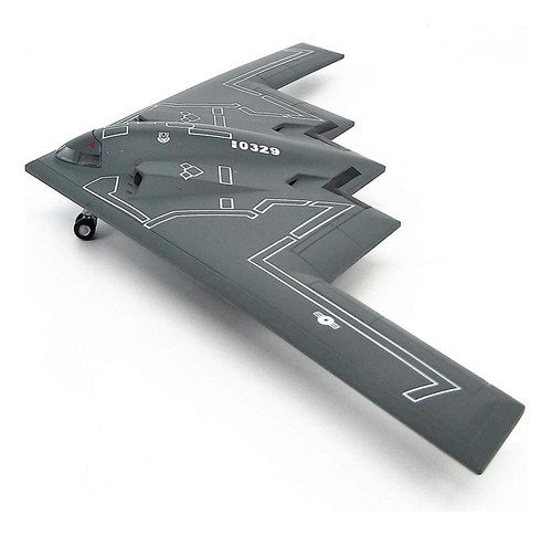 Modelo De Avión Stealth Bomber, Mxbar-001, B-2a Spirit, 1:20 Color Gris