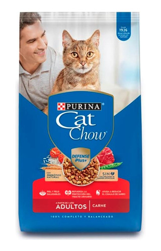 Alim P Animales  Adulcarne 3 Kg Cat Chow Alimentos P/mascot