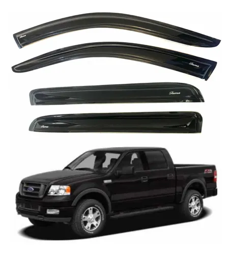 Botaguas Deflector F1 Lobo / Doble Cabina Racing lobo f150 doble cabina 2004 Botaguas Deflector F1 Lobo / Doble Cabina Racing