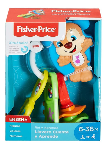 Fisher-price Ríe Y Aprende Llavero Juguete De 6 A 36 Meses