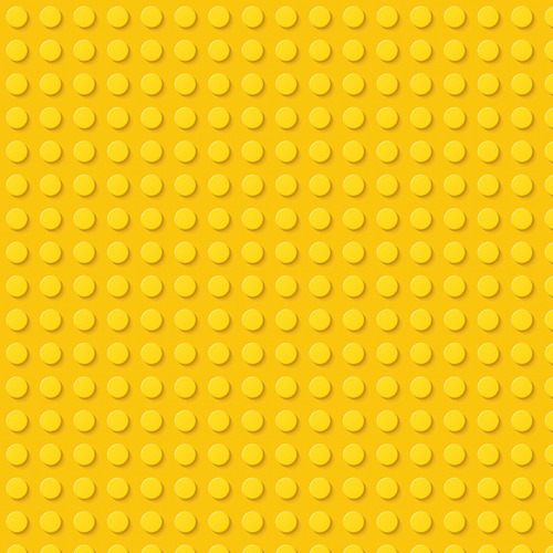 Papel Parede Sala Quarto Infantil Bebê Peça Lego Amarelo 74