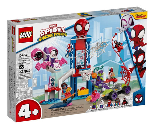 Lego Marvel Reunion En El Cuartel De Spiderman 155 Pzs