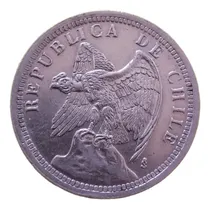 Comprar (cupro Níquel )cóndor En Cima, Peso Chileno Del Año 1933