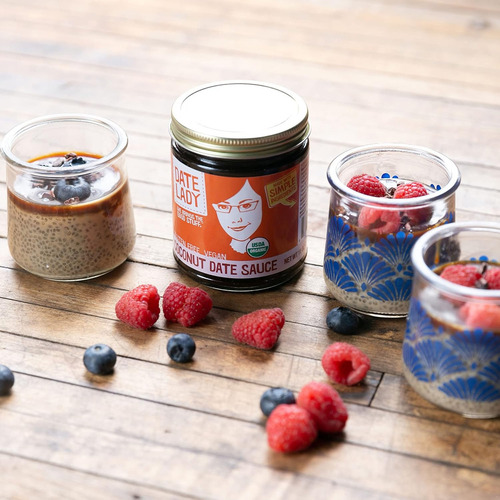 Salsa De Coco Y Dátil Orgánica | Caramelo Vegano Sin Lácteos