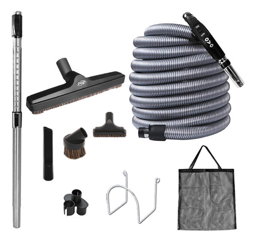 Ovo Central Vacuum Deluxe Plus Accesorio, Kit A 30', Negro