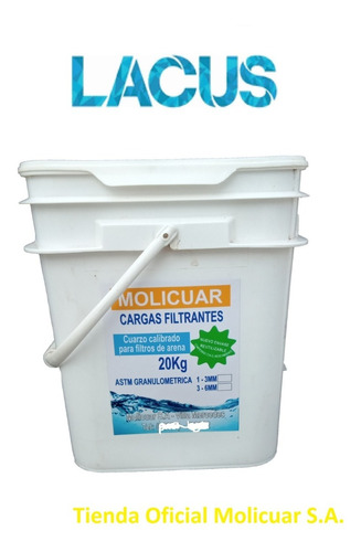 Carga Original Filtros Lacus - 20 Kg. 