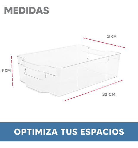Set 5 Stands De Plastico Para Alimentos En Refrigeracion