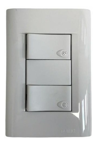 Llave De Luz Armada 2 Puntos Jeluz Verona Blanco