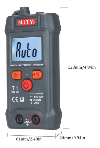 Probador De Voltaje Que Mide El Rango De Voltaje Ac/dc Rms D