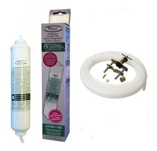 Filtro De Agua Para Nevera Whirpool 4378411rb Con Kit De Int