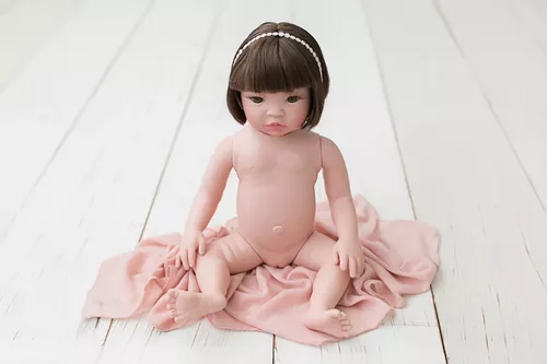 Bebe Reborn Princesa Silicone + Carrinho De Passeio Luxo