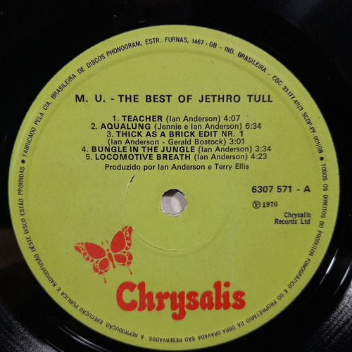 Imagem 4 de 6 de Vinil Lp M. U. The Best Of Jethro Tull Bom Estado