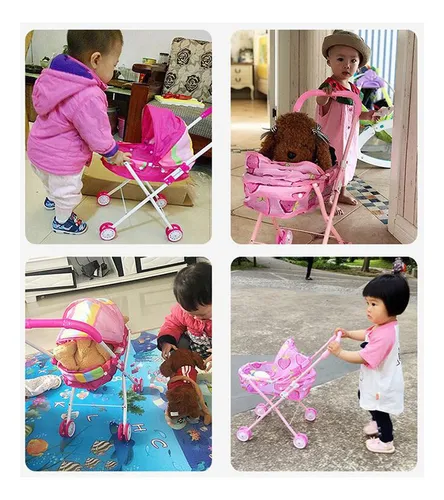 New Niña Muñeca Cochecito Niños Juego De Imaginación Juguete